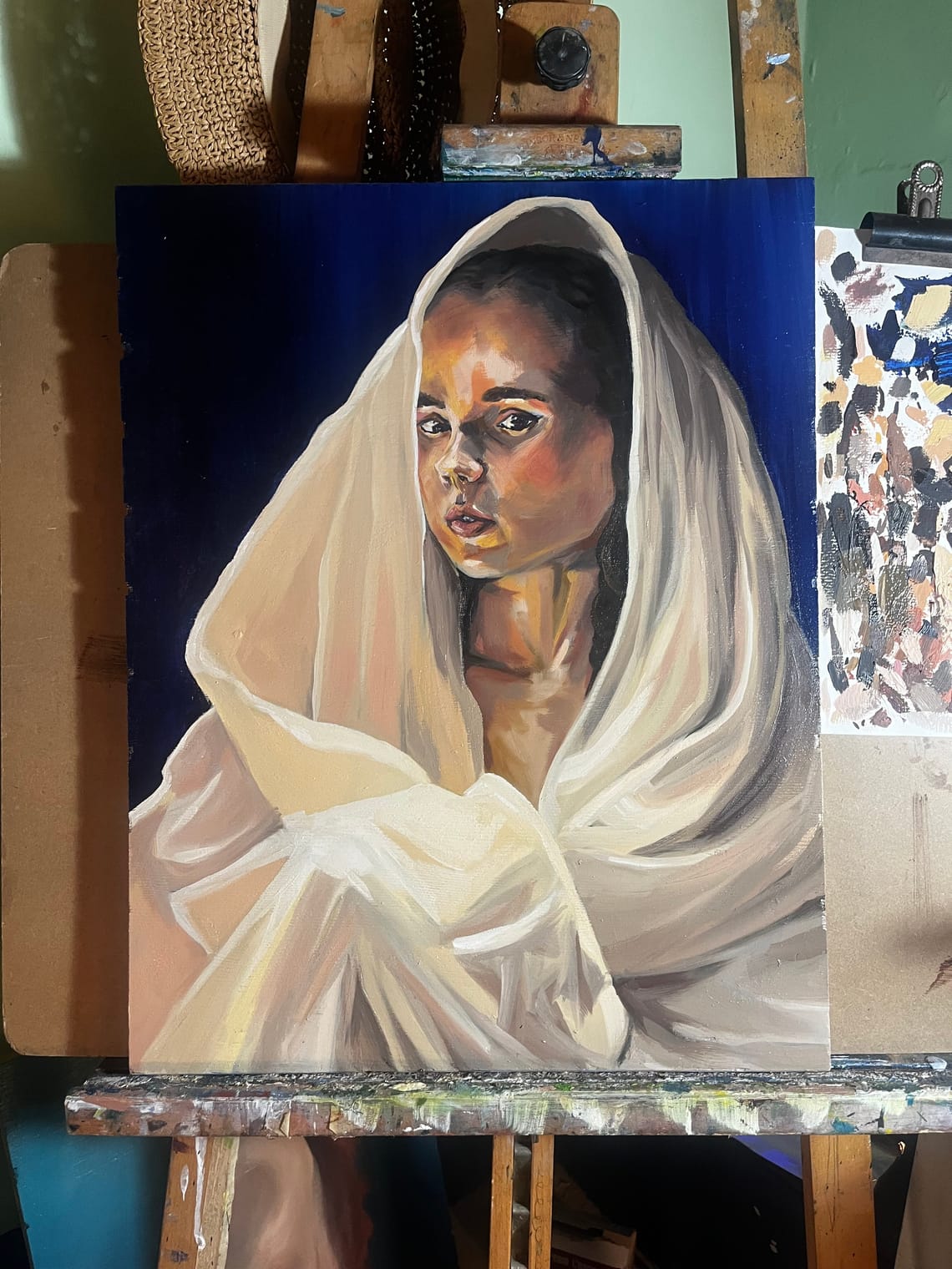 Cloth & Portrait Study, Feb 2025