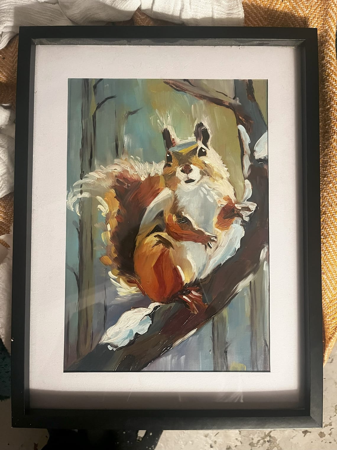 Squirrel Painting, Dec 2024